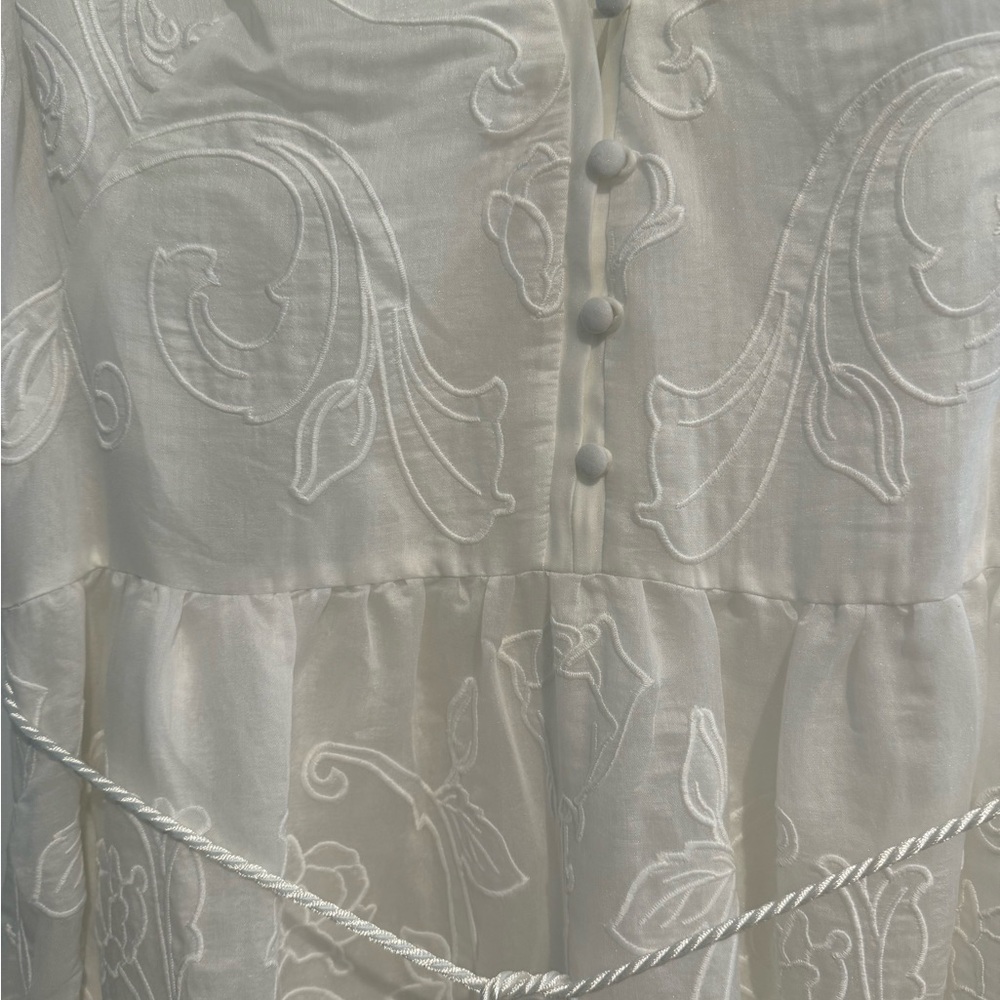 Marchesa White Lace Maxi Dress - Picture 2 of 3